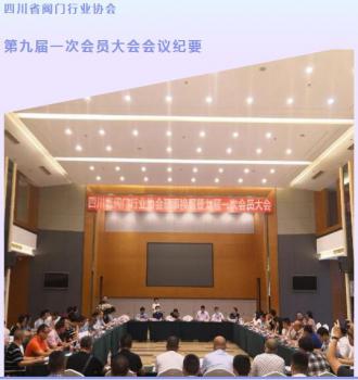四川閥協(xié)理事?lián)Q屆暨九屆一次會(huì)員大會(huì)圓滿成功！
