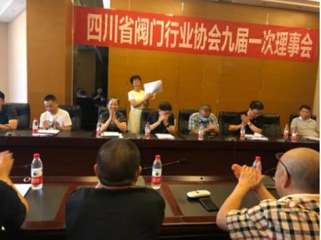 四川省閥門行業(yè)協(xié)會第九屆一次理事會會議紀要